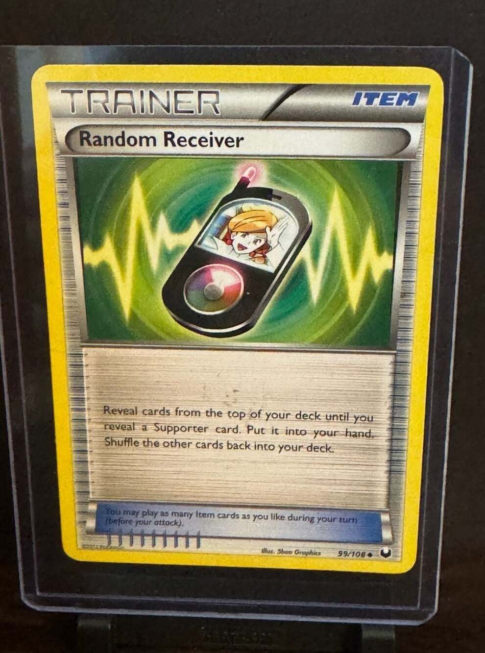 Random Receiver 99/108 Trainer Card - Pokemon Black & White Dark Explorers